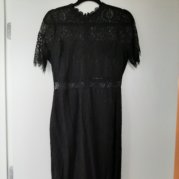 Eyelash Lace Panel Dress - Picture 3 of 6